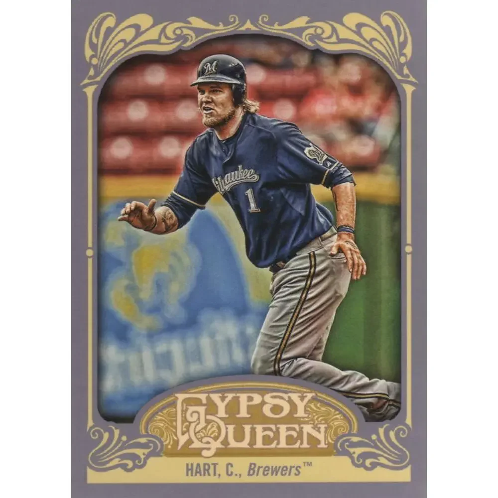 2012 Topps Gypsy Queen Corey Hart # 166 Milwaukee Brewers